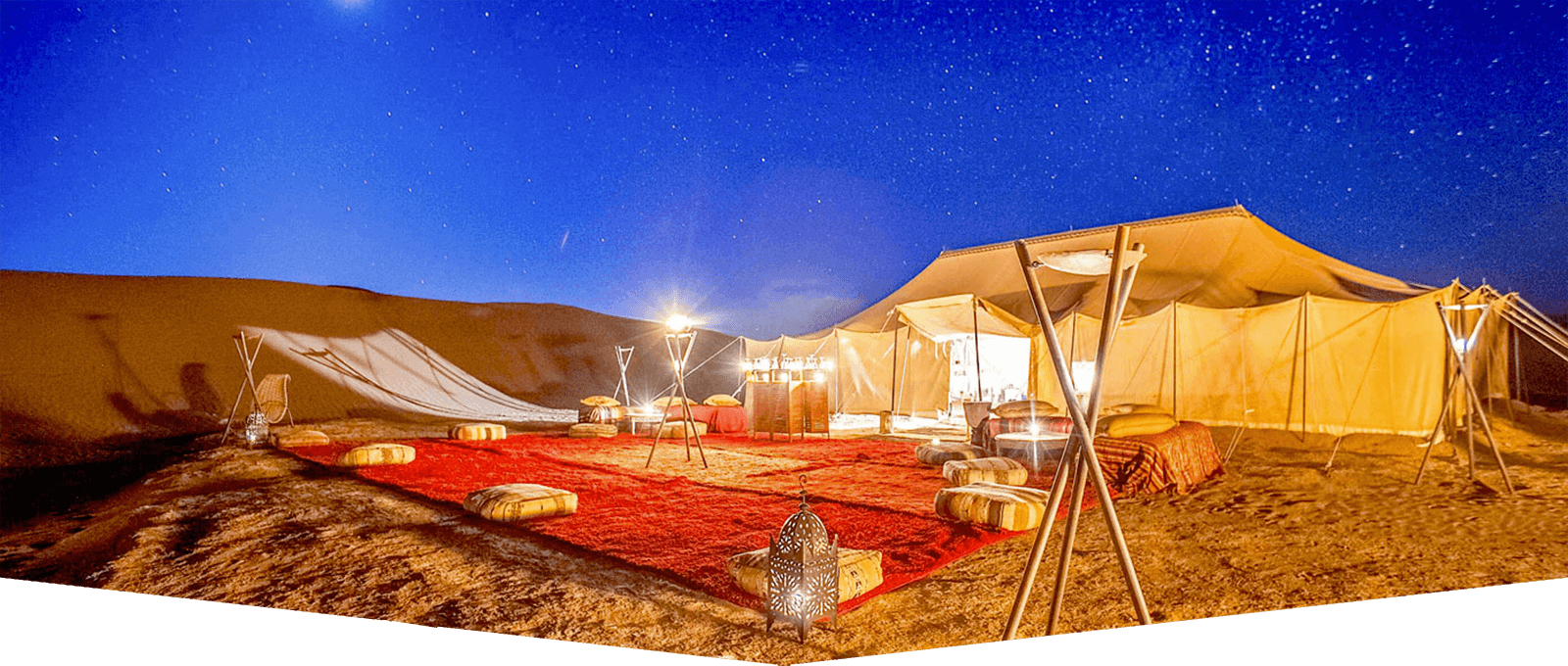 luxury desert camp in morocco